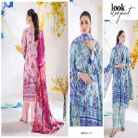 Gulljee Bluebell Three Piece Unstitched Pakistani Suits Collection