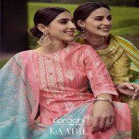 Karachi Prints Kaabil Wholesale Pure Cambric Lawn Dress Material