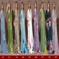 VICTORIA BY STYLEWELL NEW TRENDY OUTFIT DIGITAL PRINT SAREE EXPORTS