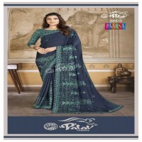 PALAV LAUNCH PAARNA VOL 66 KREEVA GEORGETTE CLASSY LOOK SAREE