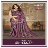 PALAV LAUNCH PAARNA VOL 66 KREEVA GEORGETTE CLASSY LOOK SAREE