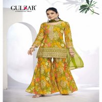Gulzar Monisha D.no 2101 To 2104 Wholesale Free Size Stitched Suits
