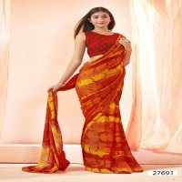 Vallabhi Sharvangi Wholesale Georgette Fabrics Ethnic Sarees