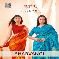Vallabhi Sharvangi Wholesale Georgette Fabrics Ethnic Sarees