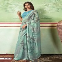 Vallabhi Rianshi Wholesale Georgette Fabrics Ethnic Sarees