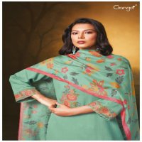 Ganga Aarvi S2557 Wholesale Premium Cotton Silk With Jacquard Salwar Suits