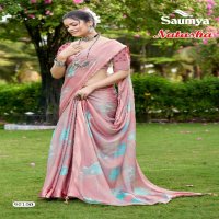 Saumya Natasha Wholesale Kreva Satin Patta Ethnic Indian Sarees