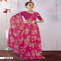 VALLABHI PRINTS TARUSHI COLOUR ADDITION STYLISH GEORGETTE SAREE