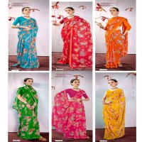 VALLABHI PRINTS TARUSHI COLOUR ADDITION STYLISH GEORGETTE SAREE