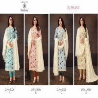 Radhika Azara Ruhani Wholesale Cotton Designer With Neck Embroidery Dress Material