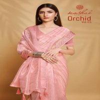 Kashvi Orchid Vol-1 Wholesale Organza With Swaroski Work Sarees