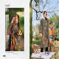 Karachi Prints Alfaaz Wholesale Pure Cambric With Gold Print Dress Material