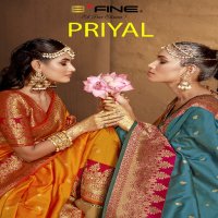 B Fine Priyal Wholesale Silk Fabrics Function Wear Sarees