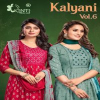 Kinti Kalyani Vol-6 Wholesale Nayra Top With Plazo With Dupatta