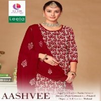 Leela Aashvee Wholesale Pure Cotton Satin Printed Dress Material