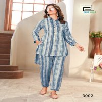 BLUE HILLS POPPINS VOL 3 RAYON STYLISH OUTFIT LOOK READYMADE CO-ORD SET