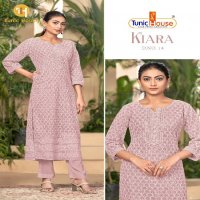 TUNIC HOUSE KIARA VOL 2 CHIKANKARI FANCY KURTI SIZE SET COMBO