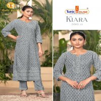 TUNIC HOUSE KIARA VOL 2 CHIKANKARI FANCY KURTI SIZE SET COMBO