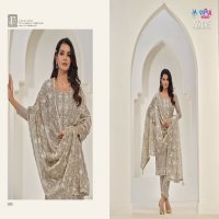 AZZURE BY VIPUL ORGANZA WITH EMBROIDERY WORK PARTY WEAR DRESS MATERIAL