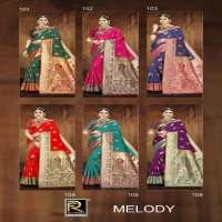 RONISHA MELODY BY RANJNA SAREE BANARASI SILK PREMIUM FABRICS SUPER HIT COLLECTION SAREES