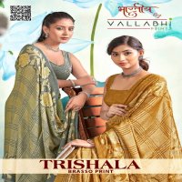 Vallabhi Trishala Wholesale Brasso Print Ethnic Sarees