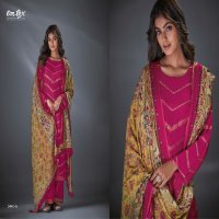 Omtex Savannah Wholesale Muslin Jacquard With Hand Work Suits
