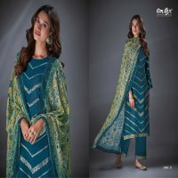 Omtex Savannah Wholesale Muslin Jacquard With Hand Work Suits