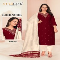 Starlink Kohinoor Wholesale Readymade 3 Piece Salwar Suits Combo