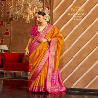 Trirath Hast Patola Wholesale Sigma Silk With Sambalpuri Pallu Sarees