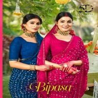 BIPASA BY 5D DESIGNER REGULAR WEAR FANCY GEORGETTE SAREE