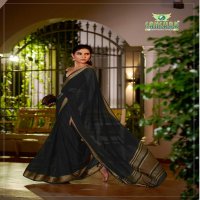 BOLLYWOOD BY SANSKAR TEX PRINTS WEAVING PATTERN DESIGNER SAREE