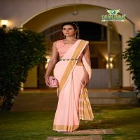 BOLLYWOOD BY SANSKAR TEX PRINTS WEAVING PATTERN DESIGNER SAREE