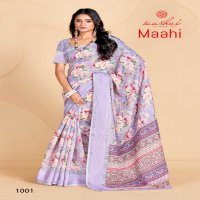 Kashvi Maahi Wholesale Linen Weaving Sequence Work Sarees