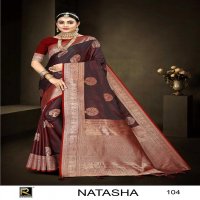 RONISHA NATASHA BY RANJNA SAREE BANARASI SILK PREMIUM FABRICS SUPER HIT COLLECTION SAREES