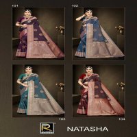 RONISHA NATASHA BY RANJNA SAREE BANARASI SILK PREMIUM FABRICS SUPER HIT COLLECTION SAREES