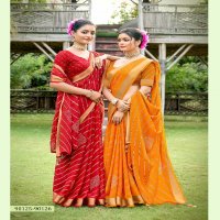 SAUMYA BEGINS KHUSHI HAND MADE LATKANS BEST COLOURS FANCY SAREE