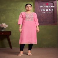 RANGOON UDAAN READYMADE DAILY WEAR VISCOSE EMBROIDERY WORK LONG KURTI