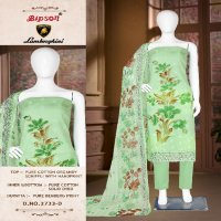 Bipson Lamborghini 2733 Wholesale Pure Cotton With Ethnic Handprint Dress Material