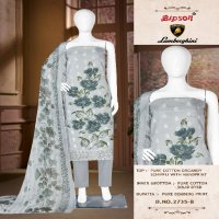 Bipson Lamborghini 2735 Wholesale Pure Cotton With Ethnic Handprint Dress Material