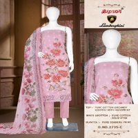 Bipson Lamborghini 2735 Wholesale Pure Cotton With Ethnic Handprint Dress Material