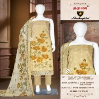 Bipson Lamborghini 2735 Wholesale Pure Cotton With Ethnic Handprint Dress Material