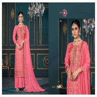 Triple AAA Payal Vol-4 Wholesale Pure Muslin Dhaga Weaving Jacquard Dress Material