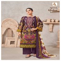 ALOK SUIT QUDRAT VOL 7 DIGITAL PAKISTANI PRINT FANCY EMBROIDERY 3PCS SUIT SUPPLIER