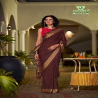 HOLLYWOOD BY SANSKAR TEX PRINTS WEAVING PATTERN SAREE WITH BLOUSE