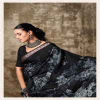 SAPNA BY KASHVI CREATION MUSLIN SILK ELEGANT STYLE SAREE WITH BLOUSE