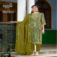 Radhika Lifestyle Rivazo Vol-1 Wholesale Top Pant With Dupatta