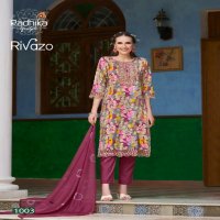 Radhika Lifestyle Rivazo Vol-1 Wholesale Top Pant With Dupatta