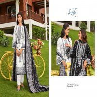 Levisha Naira Nx Vol-8 Wholesale Cembric Cotton With Fancy Embroidery Dress Material