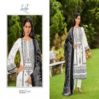 Levisha Naira Nx Vol-8 Wholesale Cembric Cotton With Fancy Embroidery Dress Material