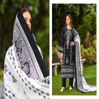Levisha Naira Nx Vol-8 Wholesale Cembric Cotton With Fancy Embroidery Dress Material